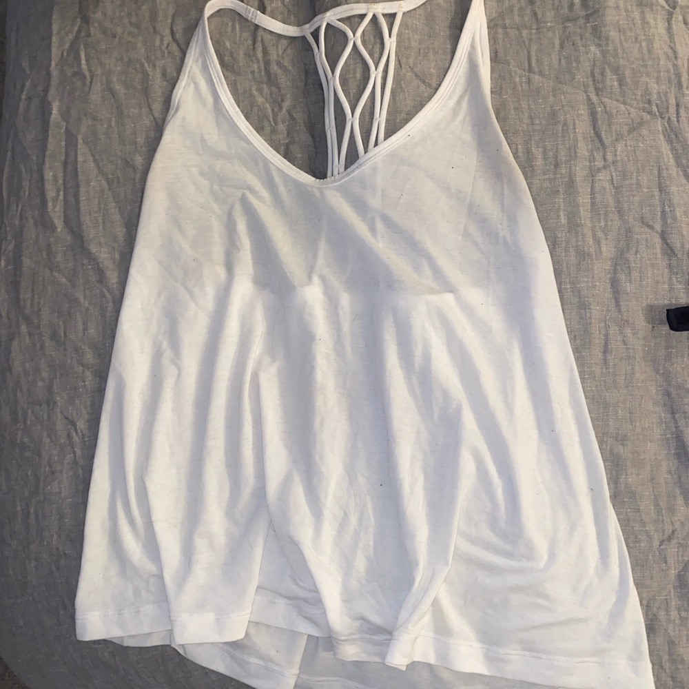 White Lululemon tank